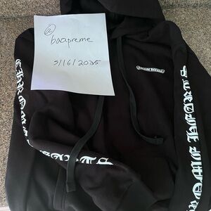Chrome Hearts Black Hoodie (tagged photos)